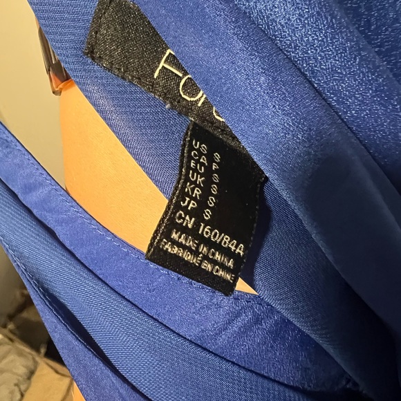 Royal blue dress with belt - Picture 3 of 3